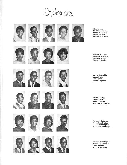 1963-64 Lincoln High Yearbook Page 10