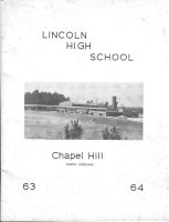 1963-64 Lincoln High Yearbook cover