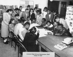 1950 Lincoln High Newspaper Staff