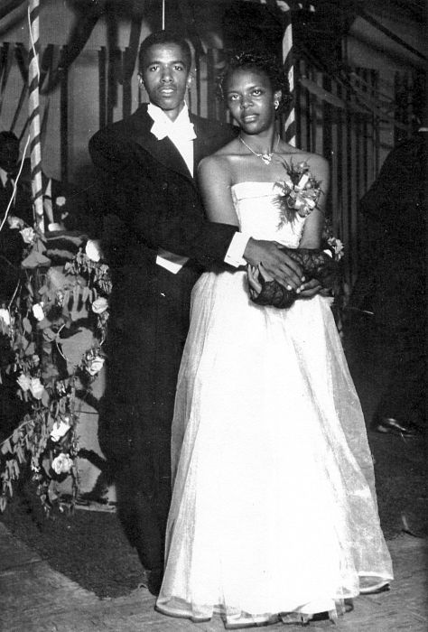 Ed Caldwell & Esther McCauley - Lincoln High School 1952 Senior Prom
